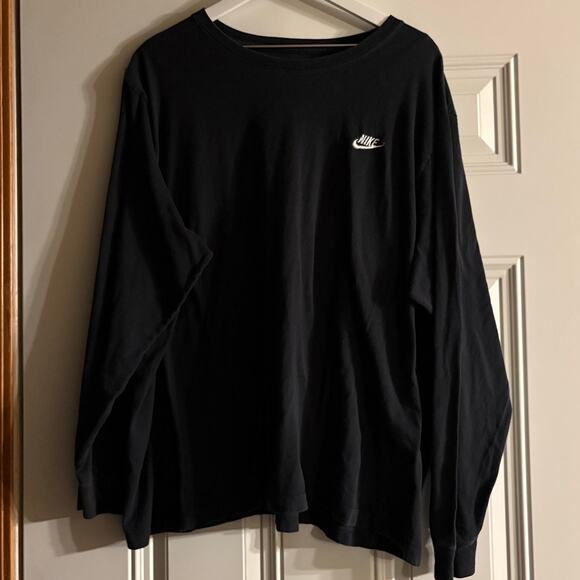The Nike Tee Black Long Sleeve Size XXL - Picture 1 of 3